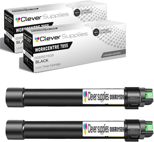 Miniatura 220 de CS compatible Xerox Phaser 6510/WorkCentre 6515 (106r03480) 2 cartuchos de tóner negro para Phaser 6510, WorkCentre 6515 2 negro