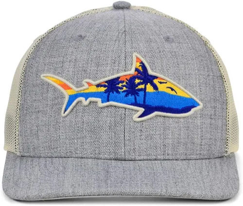 Miniatura 2 de Local Crowns Animal Crop Views Curved Trucker ajustable Snapback Heather Gray Cap