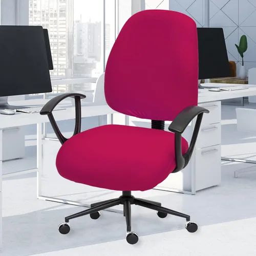 Miniatura 116 de Fundas elásticas para asiento de silla de oficina de escritorio - Funda universal de spandex para silla de computadora - Fundas removibles lavables