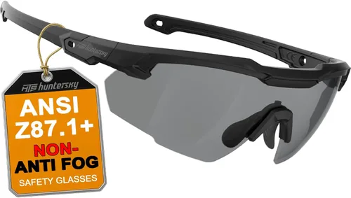 Miniatura 21 de HTS HUNTERSKY Gafas de tiro tácticas balísticas ANSI Z87+UV400 gafas protectoras Negro Claro