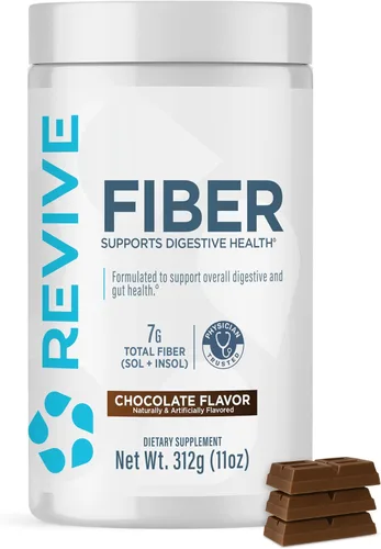 Revive Suplemento de fibra MD para la salud digestiva e intestinal – 0.18 oz de fibra dietética que apoya un sistema digestivo saludable con cáscara