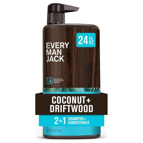 Miniatura 13 de Every Man Jack Champú diario 2 en 1 + acondicionador - Ámbar + sándalo Nutritivo para todo tipo de cabello, derivado de forma natural, libre