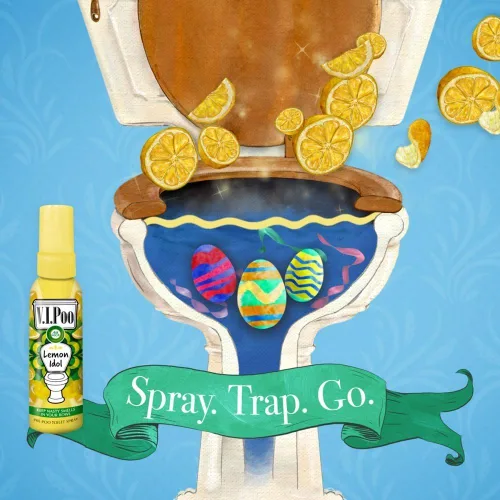Miniatura 2 de Air Wick V.I.P. - Aerosol para inodoro Pre-Poop, hasta 100 usos, contiene aceites esenciales, aroma de modelo fresco, tamaño de viaje, 1.85 onzas