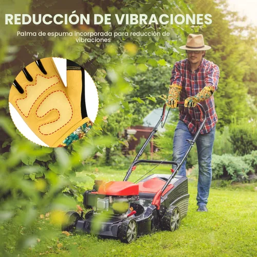 Miniatura 4 de Guantes Largos de Jardinería, Resistentes a Espinas y Pinchazos, Guantes Protectores para Rosas y Cactus para Jardinero, Regalos Girasol