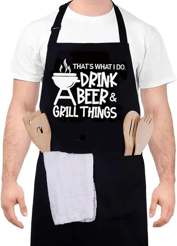 Delantal divertido para hombres BBQ Grill Cooking Delantal