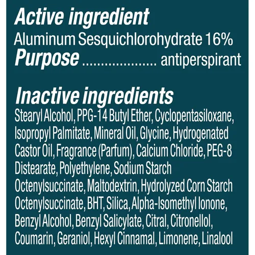 Miniatura 8 de Degree Desodorante antitranspirante para hombre, salvia y niebla oceánica, protección contra el sudor y el olor de 72 horas, antitranspirante