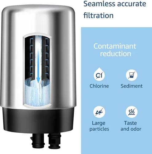 Miniatura 2 de Waterdrop 7027S Filtro de agua para grifo, repuesto para filtro Brita®, sistema de filtración de agua del grifo 36311, repuesto de filtro Brita®, 4