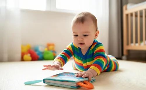 Miniatura 5 de Libro de juguete para bebé, libros arrugados de tela suave para bebés, mordedor, juguetes infantiles de 0-3-6-12-18 meses, mini juguetes