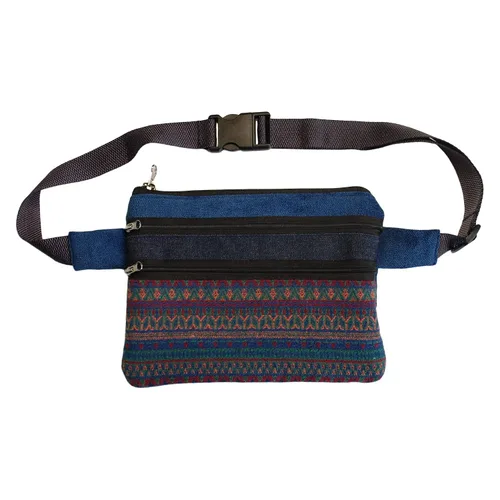 Riñonera de bolsillo bohemio, riñonera para mujeres y hombres, bolsa de cinturón de viaje para festivales, monedero para teléfono celular