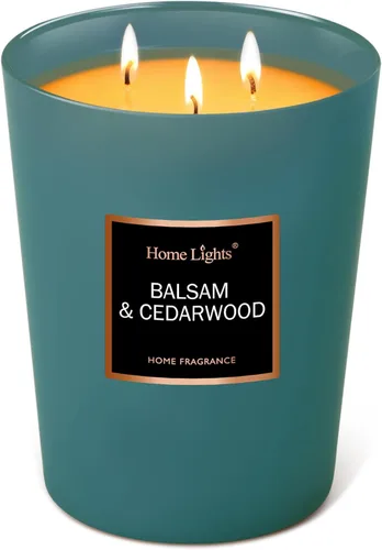 Miniatura 15 de HomeLights - Velas perfumadas, tarro grande de aromaterapia, cera de soja natural, regalo de 130 horas de combustión, galleta casera