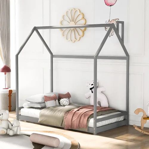Miniatura 13 de SOFTSEA Marco de cama de metal doble para niños
