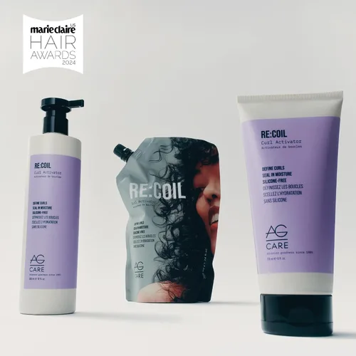 Miniatura 11 de AG Care Re:Coil Activador de Rizos Crema para Rizos con Aminoácidos de Queratina - Crema Ultra-Nutritiva para Cabello Rizado para Rizos Definidos