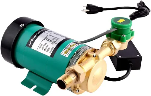 Bomba de presión de agua de 120 W para el hogar, 115 VAC, 396 GPH, bomba automática de refuerzo para el hogar de 21.7 PSI, 3/4 pulgadas 25 L/min con