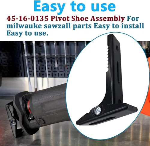 Miniatura 6 de Conjunto de zapato 45-16-0135 ajuste Milwauke Shoe Assembly 2720-20 & 2721-20 Sawzall sierras recíprocas (1 unidad)