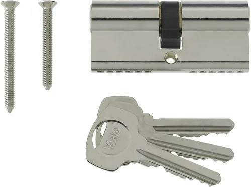 Miniatura 2 de Yale B-ED4045-SNP - Cerradura cilíndrica europea - 40/45 (3.740 in) / 40:10:45 - Acabado de níquel - Seguridad estándar