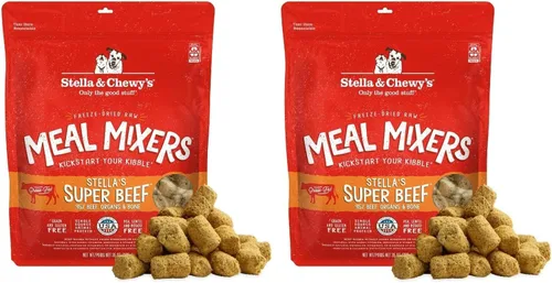 Miniatura 17 de Stella & Chewy's Mezcladores de Comida Cruda Liofilizada de Res - Aderezo y Mezclador de Comida para Perros - Hecho con 95% Carne de Res Alimentada