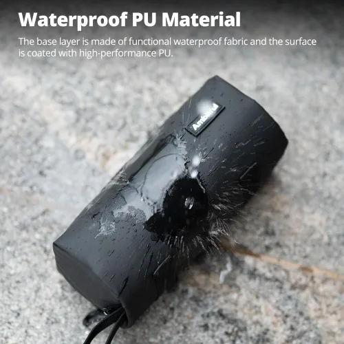 Miniatura 5 de AMBITFUL ZOOM P1 - Estuche de almacenamiento para DJI Osmo Pocket 3/4/360, bolsa de transporte de piel sintética impermeable, bolsa de viaje de gran