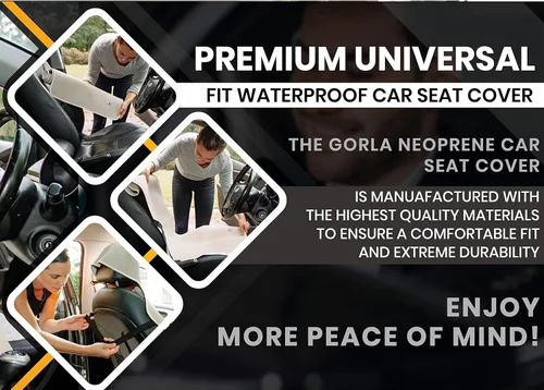 Miniatura 4 de Ajuste Universal, Funda para asiento de coche con visualización parabrisas, gratuita impermeable, mejor neopreno antideslizante Automóvil Asientos