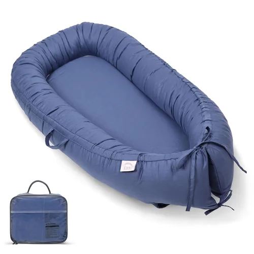 EAQ Tumbona para bebé, tumbona infantil para recién nacido, funda portátil para nido de bebé, transpirable y suave, artículos esenciales para recién