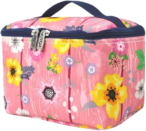 Miniatura 58 de NGIL Bolsa de cosméticos de viaje, bolsa organizadora de maquillaje para mujeres y niñas, Azul Rey Diamantina, Casual