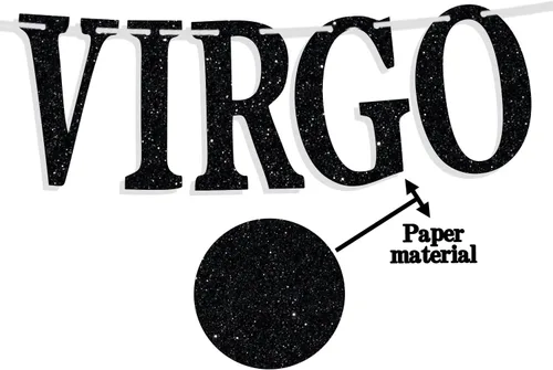 Miniatura 6 de Bandera energética Big Virgo, temporada de Virgo, decoración de fiesta de cumpleaños de agosto/septiembre, 12 suministros de decoración de fiesta