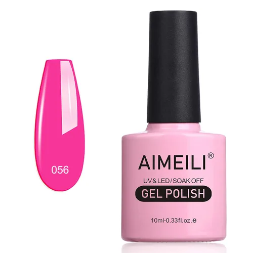 Miniatura 30 de AIMEILI Esmalte de uñas de gel sin crueldad, vegano, gel para uñas removible UV LED sin hema, arte de uñas nude, color rosa nude (022), 0.3 fl oz