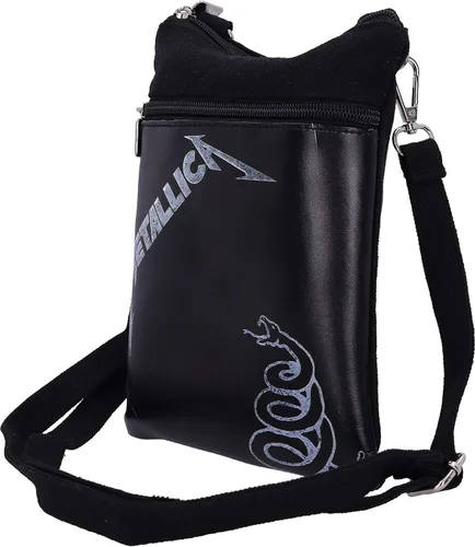Miniatura 2 de Nemesis Now Bolsa de hombro Metallica The Black Album con licencia oficial, piedra, 9.1 in, B5380S0