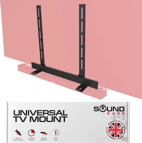 Sound Bass Soporte universal para debajo de TV, compatible con barra de sonido inteligente Bose 300 500 550 600 700 900, Lifestyle Ultra, altavoz de