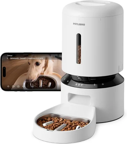 Miniatura 9 de PETLIBRO Comedero automático para perros con cámara, dispensador automático de comida para gatos, comedero lento para perros, video HD 1080P