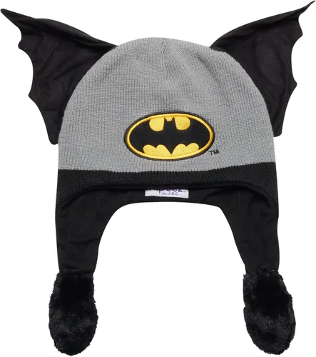 Miniatura 4 de DC Comics Flipeez - Gorro de invierno de Batman para niños, con forro polar 3D, con solapa para las orejas (Edad 4-7)