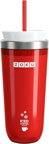 Miniatura 8 de Zoku Cafetera de Café Helado Instantáneo, Enfriador de Bebidas Reutilizable que Enfría Bebidas Calientes en Minutos Sin Dilución, Vaso Portátil