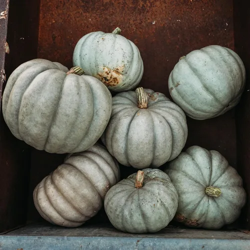 Miniatura 2 de Jarrahdale - Calabaza de invierno de calabaza azul, 25 semillas, variedad tradicional y polinizada abierta, semillas de vegetales sin OMG fáciles
