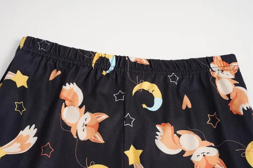 Miniatura 5 de Hupohoi Conjunto de pijama de conejito para niñas grandes, ropa de dormir de dibujos animados para invierno, diseño de conejo