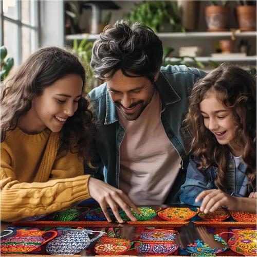 Miniatura 4 de White Mountain Rompecabezas de 1000 piezas con diseño de jarrón colorido con piezas grandes, regalo para adultos y familia, 24 x 30 pulgadas, bonito
