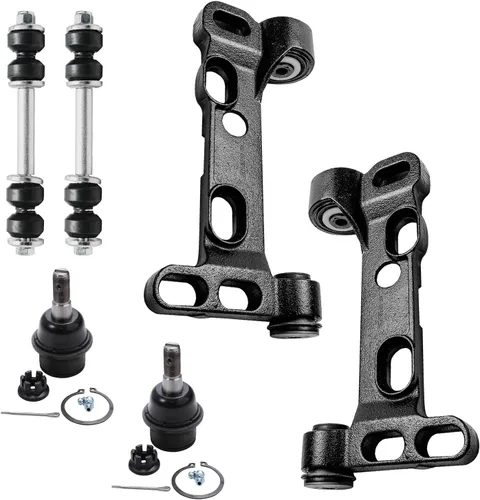 Miniatura 79 de Detroit Axle - Kit de brazos de control de extremo delantero 4WD para Ford 04-08 F-150, 06-08 Lincoln Mark LT, 4 extremos de barra de acoplamiento