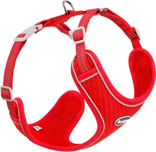 Miniatura 9 de ThinkPet Arnés de ventilación reflectante transpirable suave sin tirones para cachorros, chaleco de ventilación para cachorros pequeños y medianos