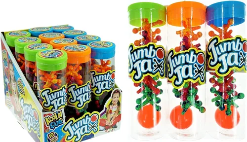 JA-RU Juego de gatos jumbo con pelota (paquete de 12) – Juego de bolas y gatos de goma suave para niños, juguetes clásicos de patio de recreo,