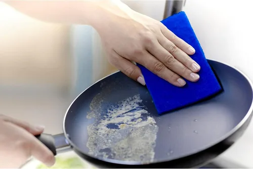Miniatura 10 de Scotch-Brite - Estropajos antiarañazos, esponjas de limpieza para cocina y vajilla, 3 esponjas (paquete de 2)