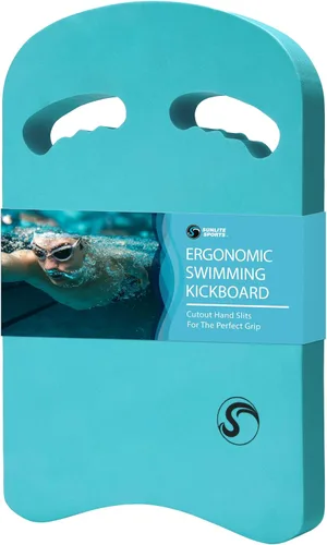 Miniatura 12 de Sunlite Sports Swimming Kickboard - One Size Fits All - A Great Training Aid for Children and Adults 5) Estándar Ergo Rojo