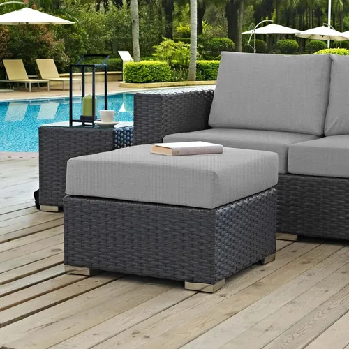 Miniatura 2 de Modway - Sillón para exteriores gris (Canvas Gray)