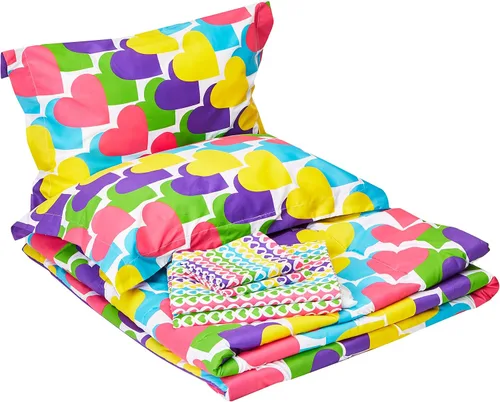Miniatura 45 de dream FACTORY - Juego de edredón de microfibra ultrasuave para niñas, color rosa, tamaño individual, diseño de princesa mágica Princesa Mágica Rosa