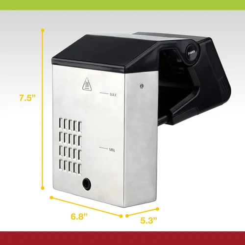 Miniatura 4 de Vesta Precision Sous Vide Cooker, certificado NSF, capacidad de 40 L, control de aplicaciones, pantalla de visualización grande, diseño plegable