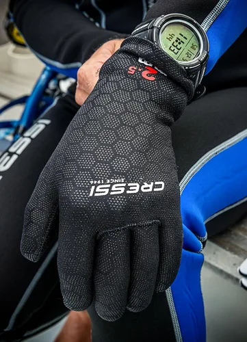 Miniatura 6 de Cressi Guantes de buceo de 5 dedos para adultos, protección térmica de neopreno, para cualquier actividad acuática, guantes de alta elasticidad