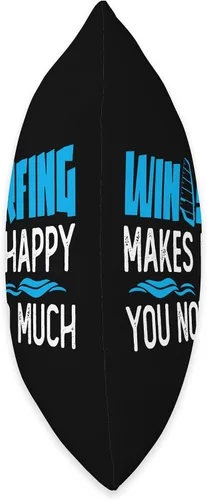 Miniatura 2 de Windsurfer Windsurfing Windsurf Kitesurfing Motifs Joke Surfer Saying Surfing Windsurf - Almohada (18 x 18 pulgadas), multicolor