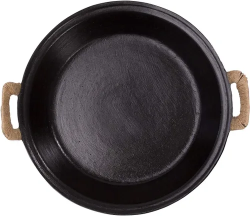 Miniatura 2 de ZSH Sartén redonda de hierro fundido con dos asas (12.6 in/12.6 pulgadas)