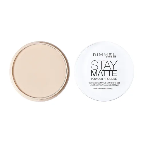 Miniatura 4 de Rimmel London Stay Matte 001 Transparent - Polvo suelto, hasta 8 horas de uso, reduce el brillo, difumina los poros, 0.35 onzas
