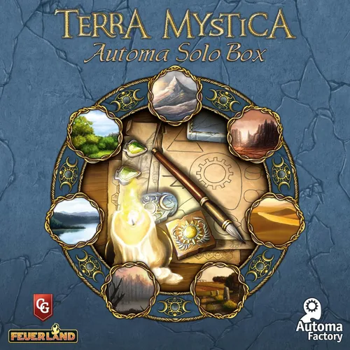 Miniatura 3 de Capstone Games Terra Mystica: Expansión Automa Solo Box para 1 a 2 jugadores Sistema de oponente AI, dificultad modular y juego estratégico