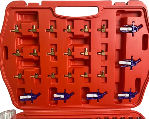 Miniatura 6 de HFS (R) Detector de inyector de 6 cilindros Probador de inyectores de combustible Inyector diesel Cilindro de diagnóstico de flujo Kit