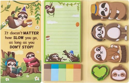 Miniatura 46 de B1ykin Lindo Conjunto de Notas Adhesivas - Bloc de Notas Autoadhesivas con Forma de Videojuego de Subir de Nivel, 550 Hojas de Páginas de Memo