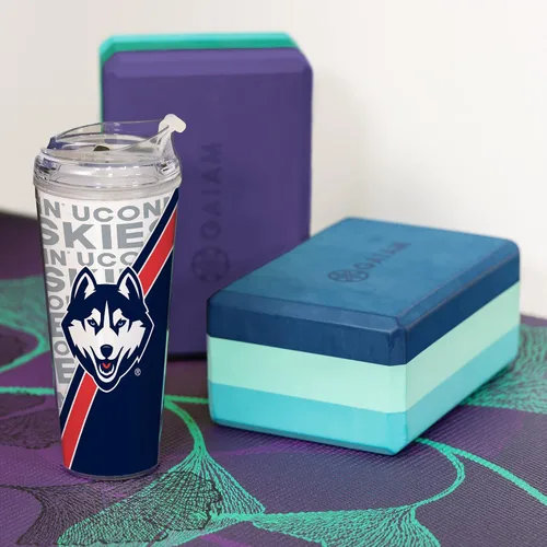 Miniatura 3 de Rico Industries Taza acrílica NCAA estándar de 24 onzas con tapa con bisagra, taza de doble pared oficialmente licenciada con pajita